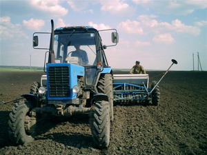 Посев зерновых и зернобобовых культур завершен в трех хозяйствах района